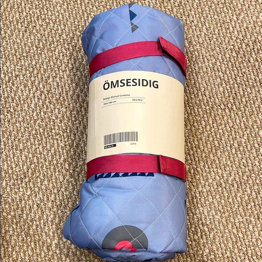 NWT IKEA Picnic Blanket with carrying strap